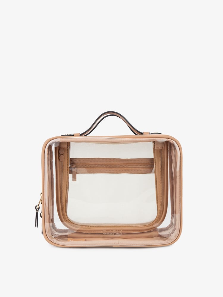 Large Clear Cosmetics Case calpak travel الحجم  لارج