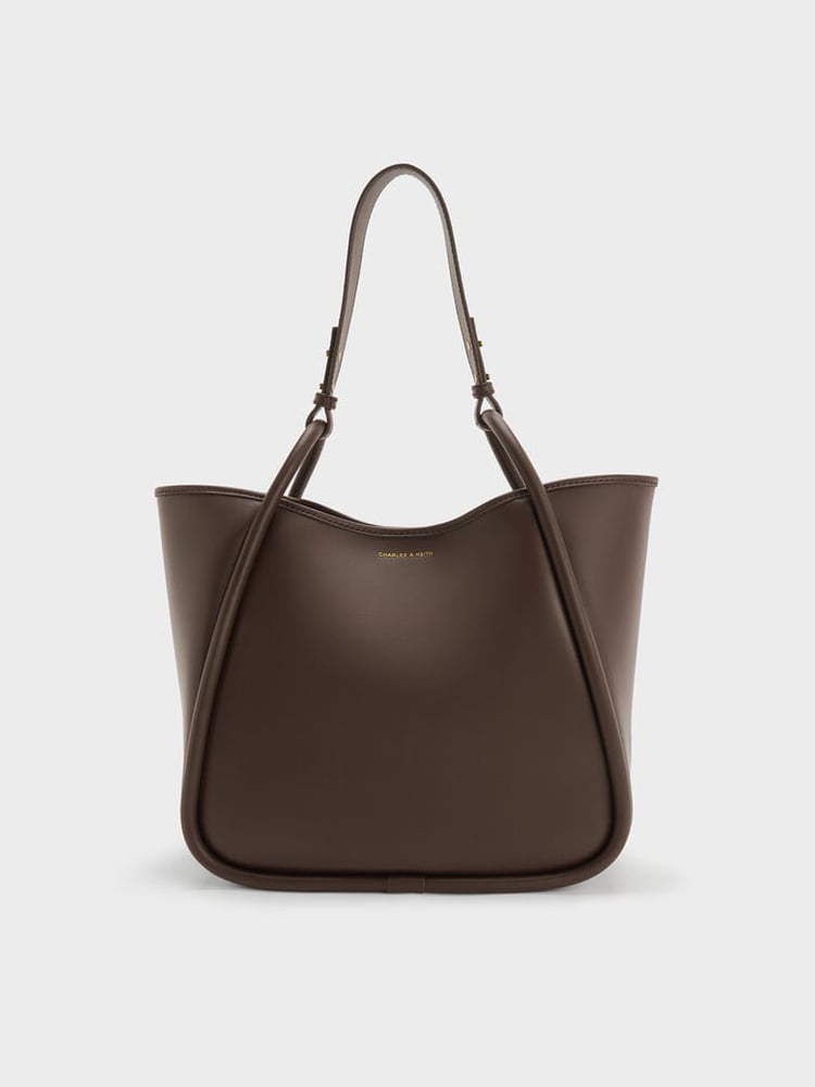 شنطة تشارلز اند كيث اكس لارج متوفر الوان متعدده charles keith Lyla Tubular Slouchy Tote Bag