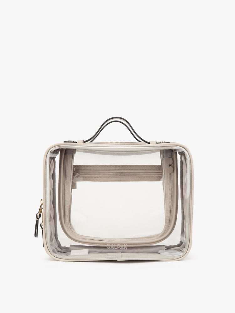 Large Clear Cosmetics Case calpak travel الحجم  لارج