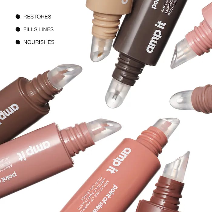 point of view.  amp it amplifying high-shine smoothing lip balm ampoule