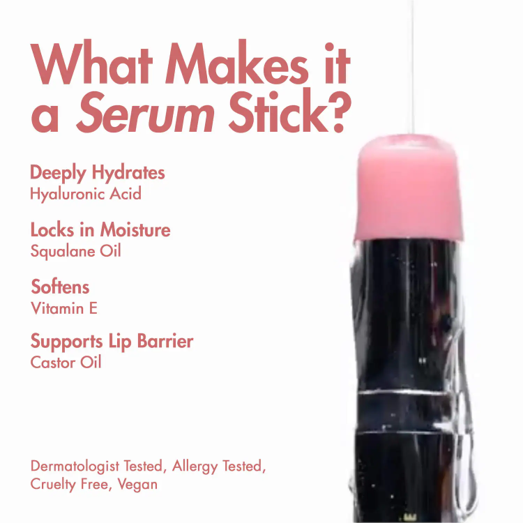 AORA México ACARÍCIAME Hydrating and Smoothing Solid Lip Gloss Serum with Hyaluronic Acid & Squalane