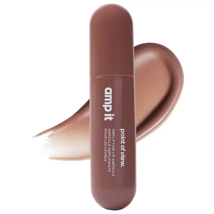 point of view.  amp it amplifying high-shine smoothing lip balm ampoule