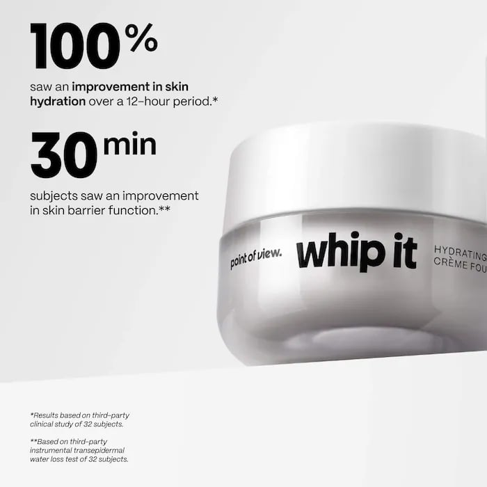point of view. whip it hydrating whipped cream with ectoin
