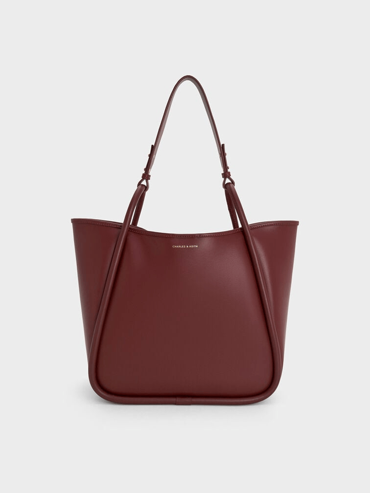 شنطة تشارلز اند كيث اكس لارج متوفر الوان متعدده charles keith Lyla Tubular Slouchy Tote Bag