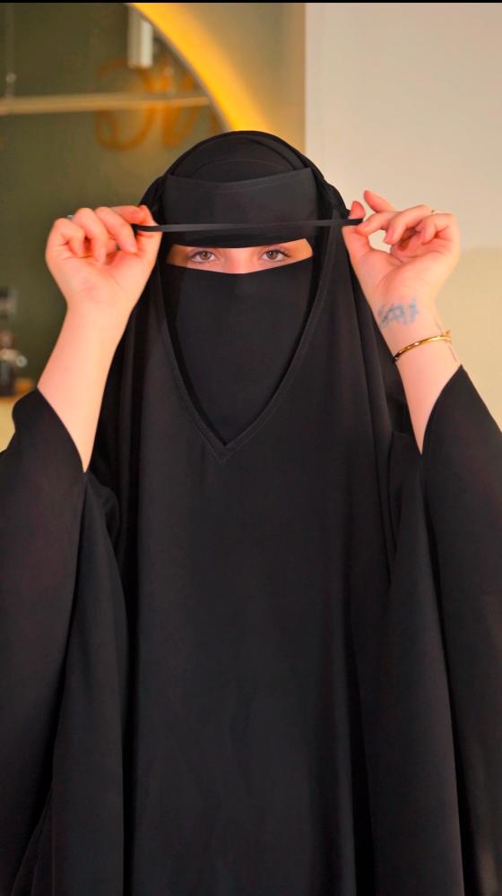خمار إسلامي كويتي يد ساده