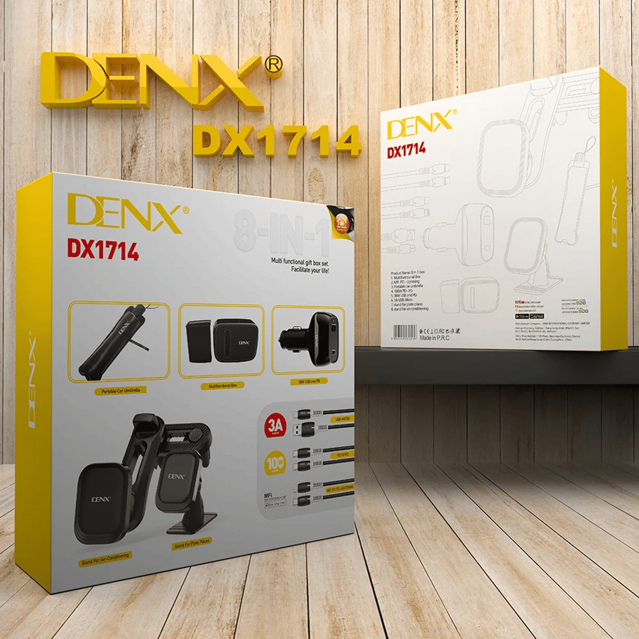بكج السيارة المتكامل 8 في 1 من DENX – موديل DX1714
