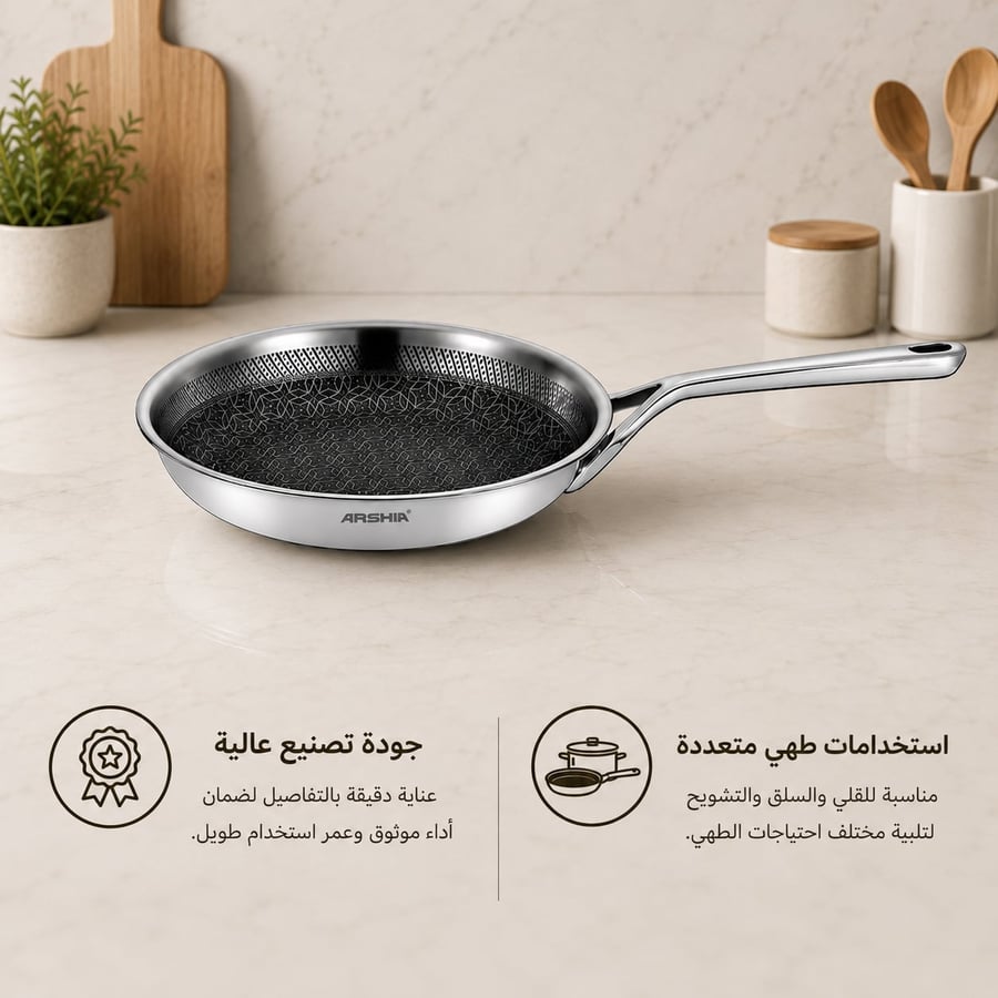 طاوة 24 سم غير قابلة للالتصاق