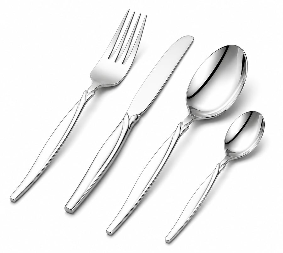 Luxury dining set 26 pieces with stand
