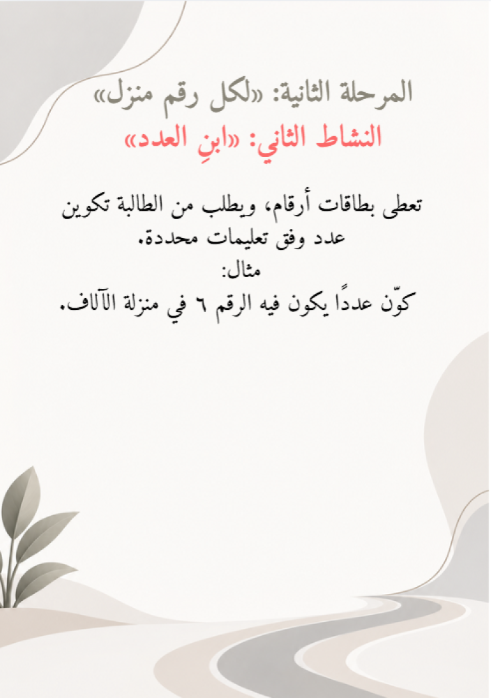 برنامج منزلتي وقيمتي