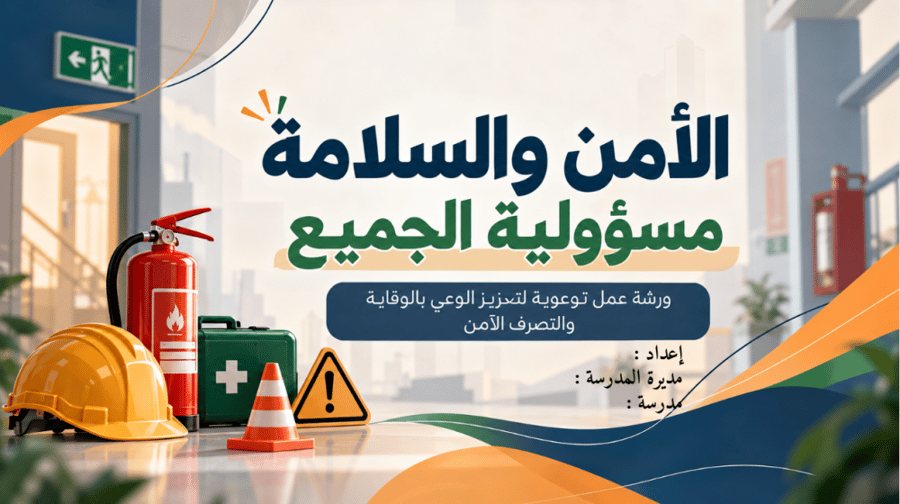 ورشة الأمن والسلامة مسؤولية الجميع