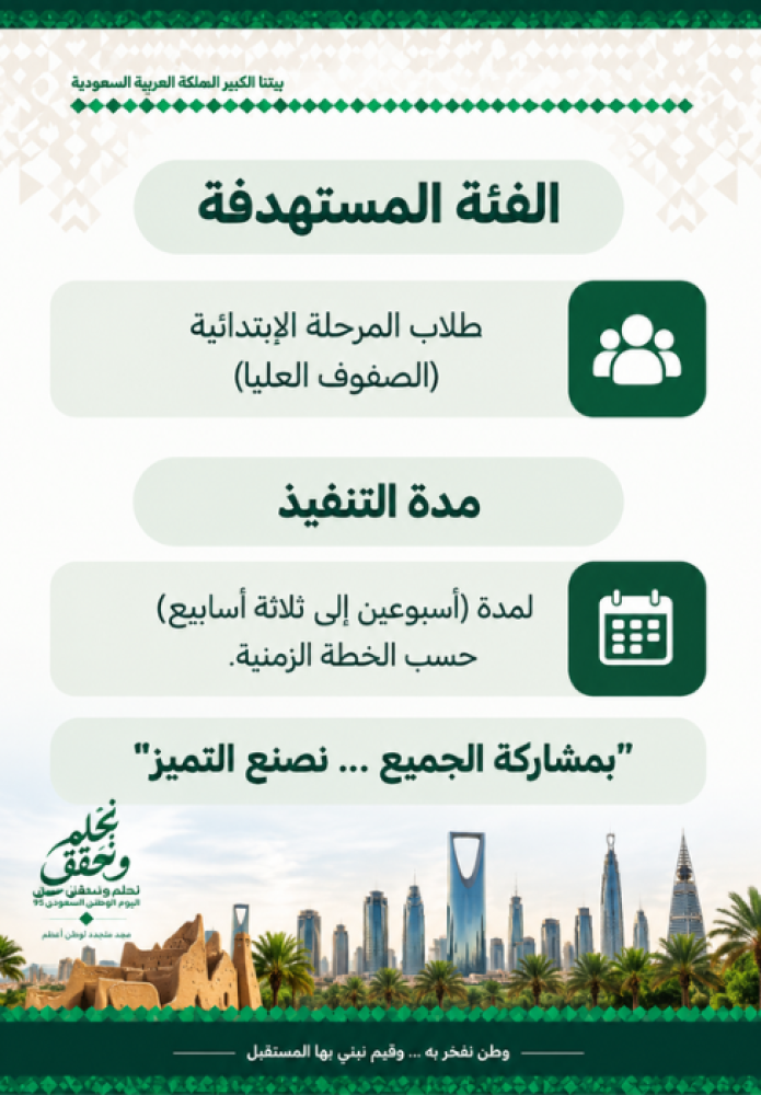 نشاط بيتنا الكبير المملكة العربية السعودية