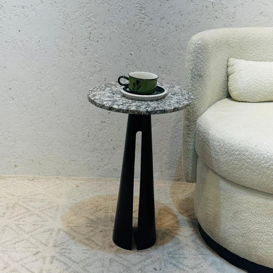 An elegant side table with a modern and simple design.