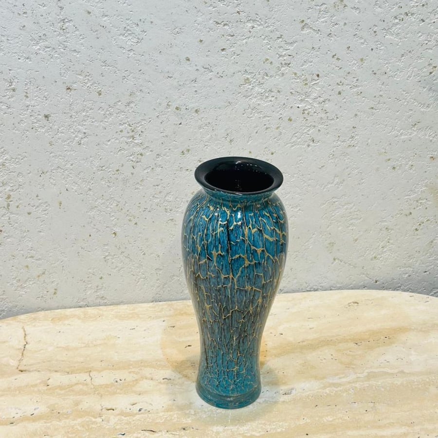 مزهرية رفيعة تصميم انيق ومميز من أوزو 39×12×12سم