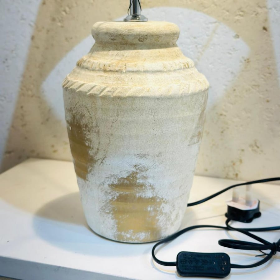 مصباح طاولة بوليريسين سيراميك - كايلوس - 55×30×30سم