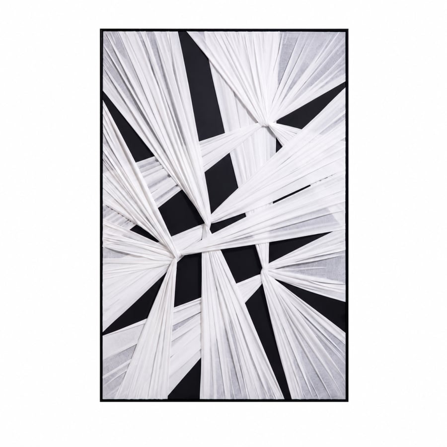 لوحة ديكور عصرية بإطار أسود مقاس 100 × 150 سم