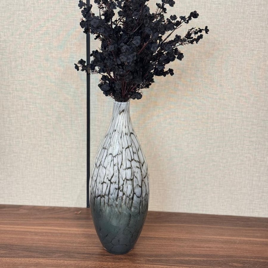 فازة زجاج أنيقة وجذاب24×4×4سم