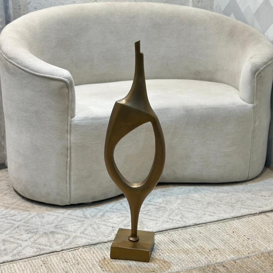 قطعة ديكور - لولو معدني 83×21×14سم