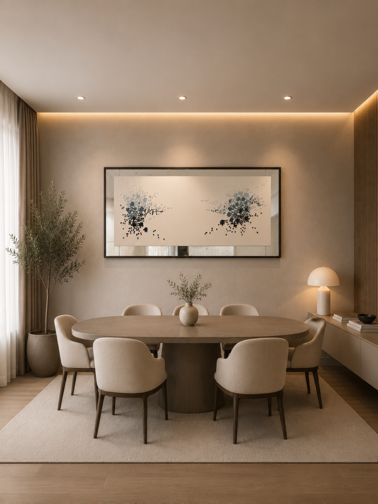 لوحة مرايا ديكور كلاسيك بتصميم  حديث وانيق حسب الطلب (المنتج تفصيل )