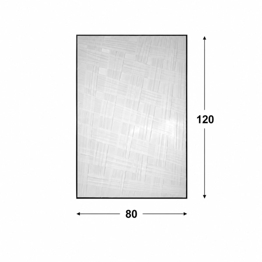 لوحة حائط بإطار أسود مقاس 80 × 120 سم