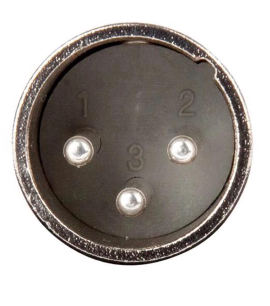 Adapter Balanced XLR Male Socket Stereo Socket TRS جك تحويل من ستيريو 6.5 إلى ذكر اكس ال ار