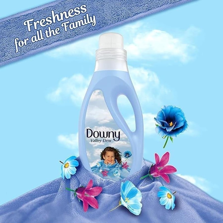 Downy fabric perfume and fabric softener with Wadi breeze scent, 3-liter capacity