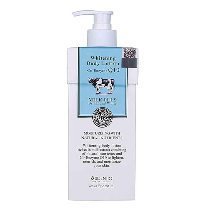 Cintio Body Brightening Lotion with Q10 Enzyme and Milk 400 ml