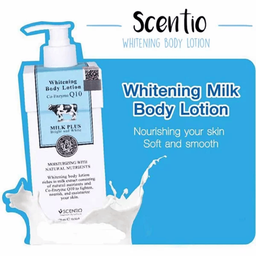 Cintio Body Brightening Lotion with Q10 Enzyme and Milk 400 ml