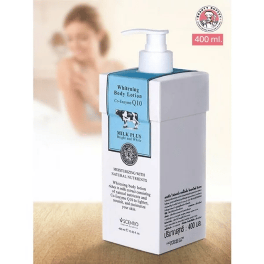 Cintio Body Brightening Lotion with Q10 Enzyme and Milk 400 ml