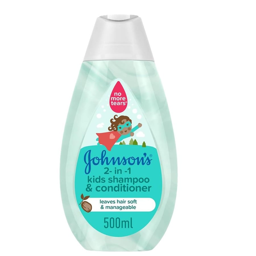 جونسون شامبو وبلسم للاطفال 2 في 1 يترك شعر ناعما 500 مل Johnson's