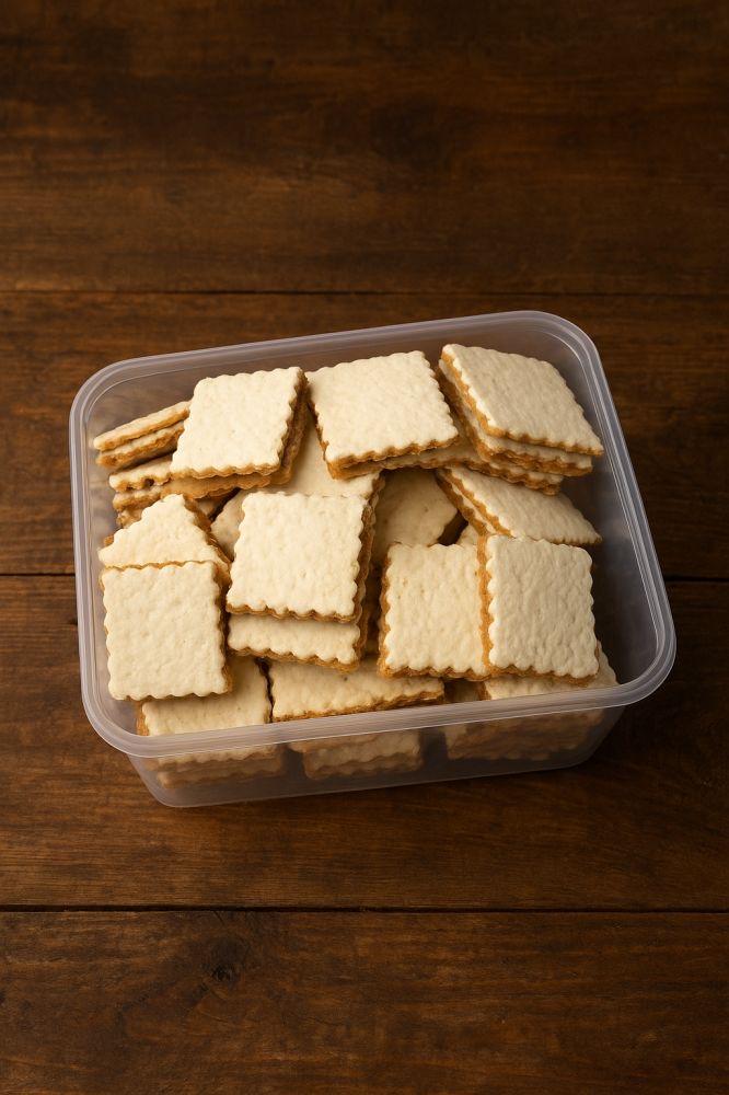 Remarkable with a little biscuit box