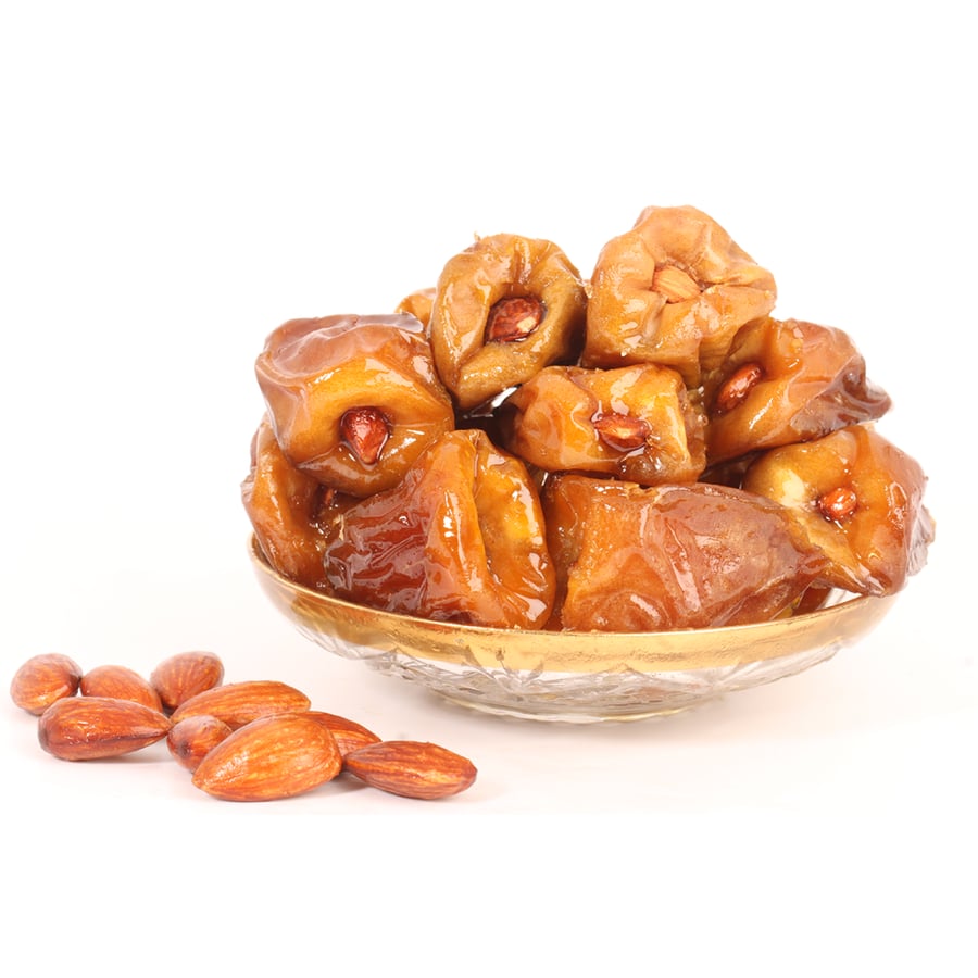 Royal sugar vacuum filled with almonds