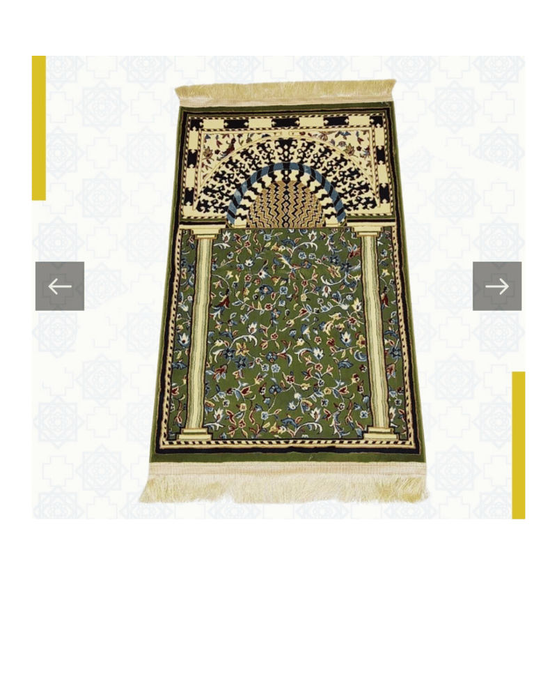 سجادة  محراب الروضة اخضر