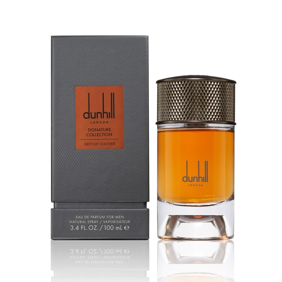 عطر دنهل لندن سيجنتشر كوليكشن بريتش ليذر اودي بارفيوم رجالي 100ملي