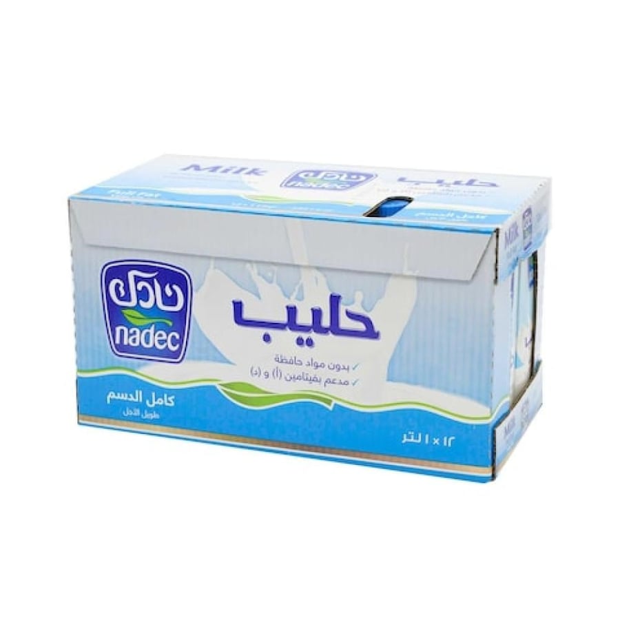 كرتون حليب نادك 1 لتر
