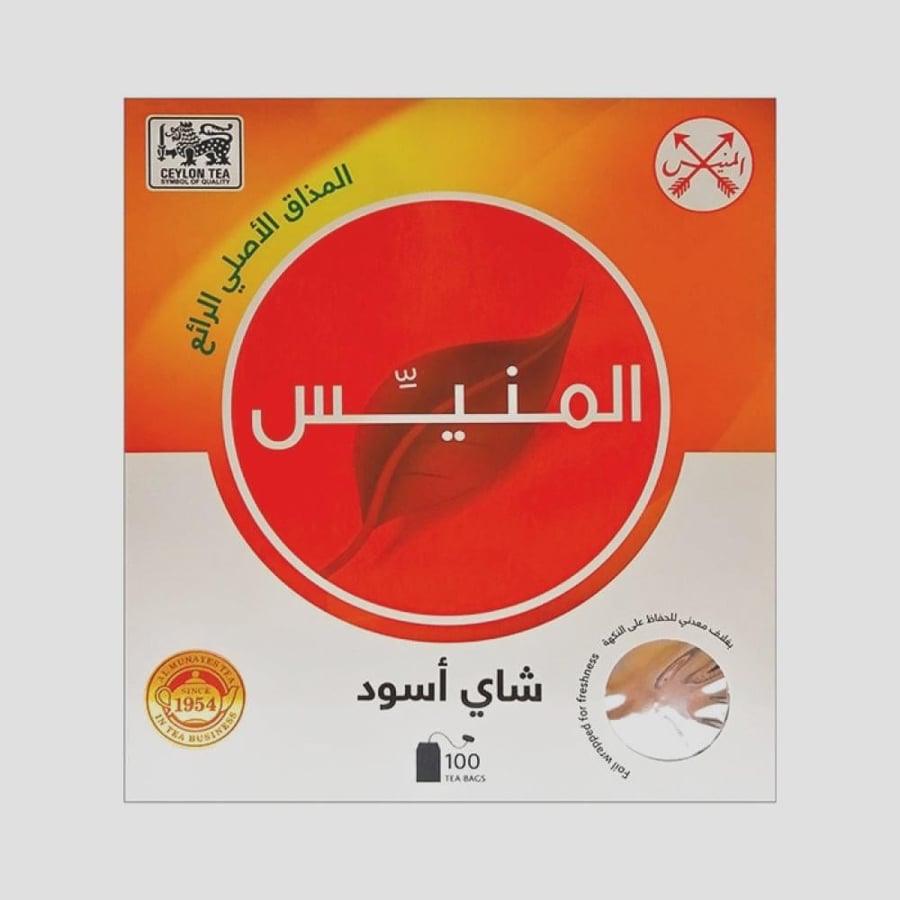 شاي المنيس علاقي أبيض 100 كيس