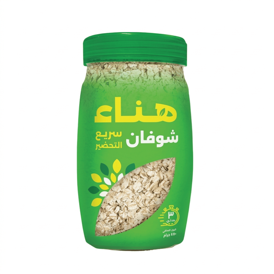 شوفان هناء سريع التحضير 450 جرام