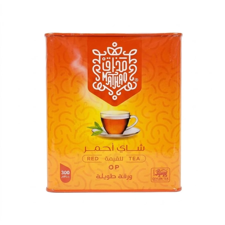 شاي مذاق أحمر عبوة حديد - 300 جرام