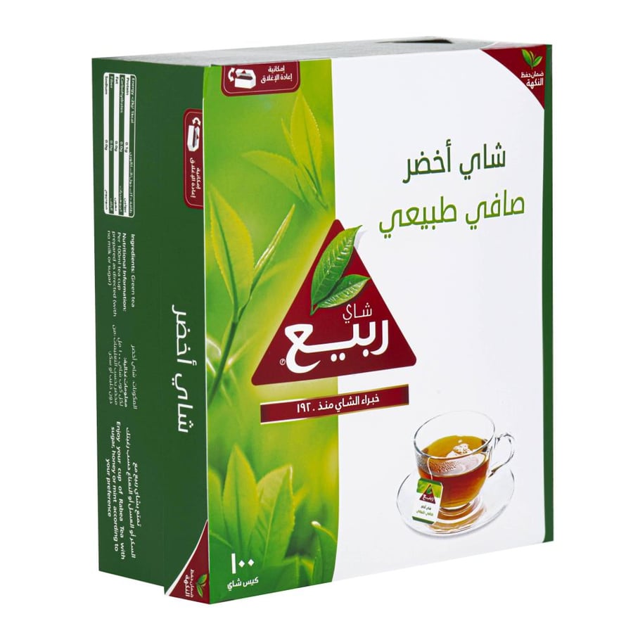 شاي ربيع أخضر 100 كيس