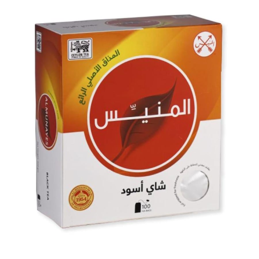 شاي المنيس علاقي أبيض 100 كيس