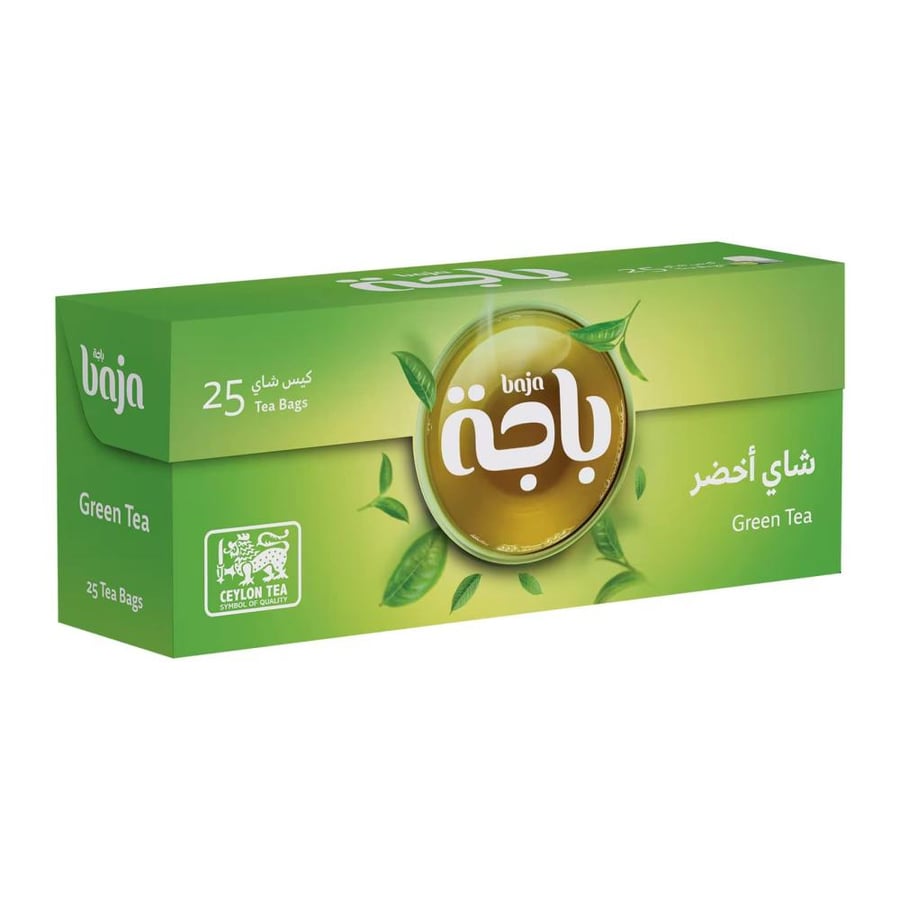 شاي أخضر باجة 25 كيس 50 جم
