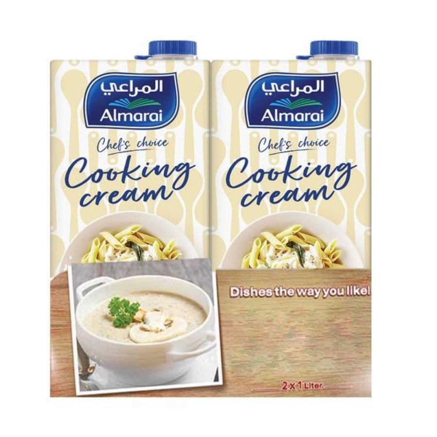 كريمة الطبخ من المراعي 1 لتر × 2