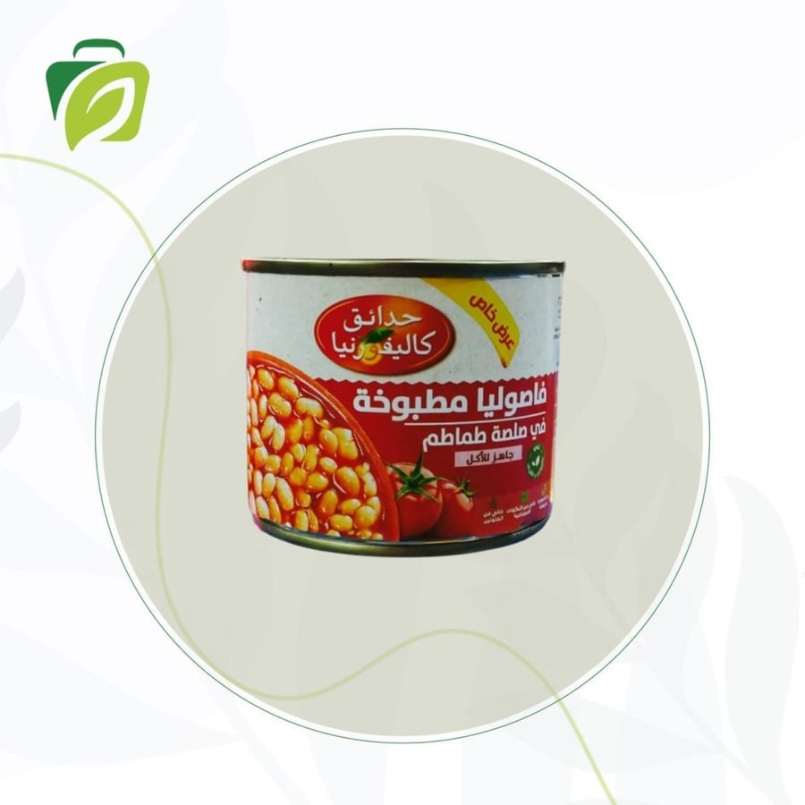 Cooked beans with tomatoes California Gardens 220 grams - not available