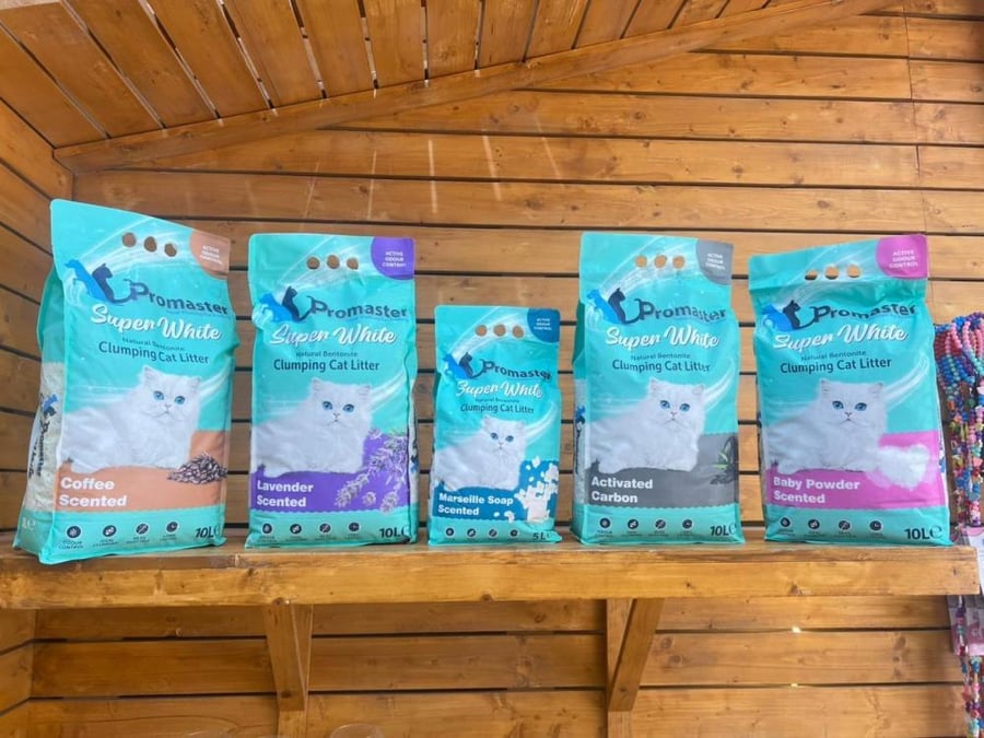 رمل  10 لتر white pure paws
