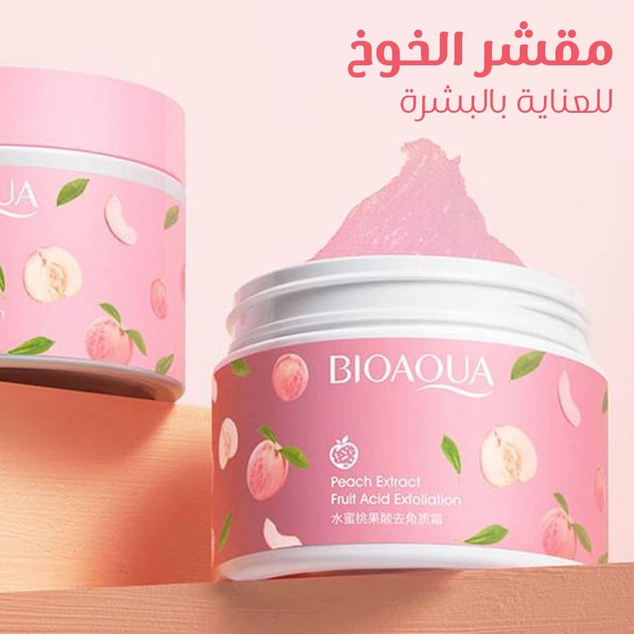 مقشر الخوخ الكوري للعناية بالبشرة