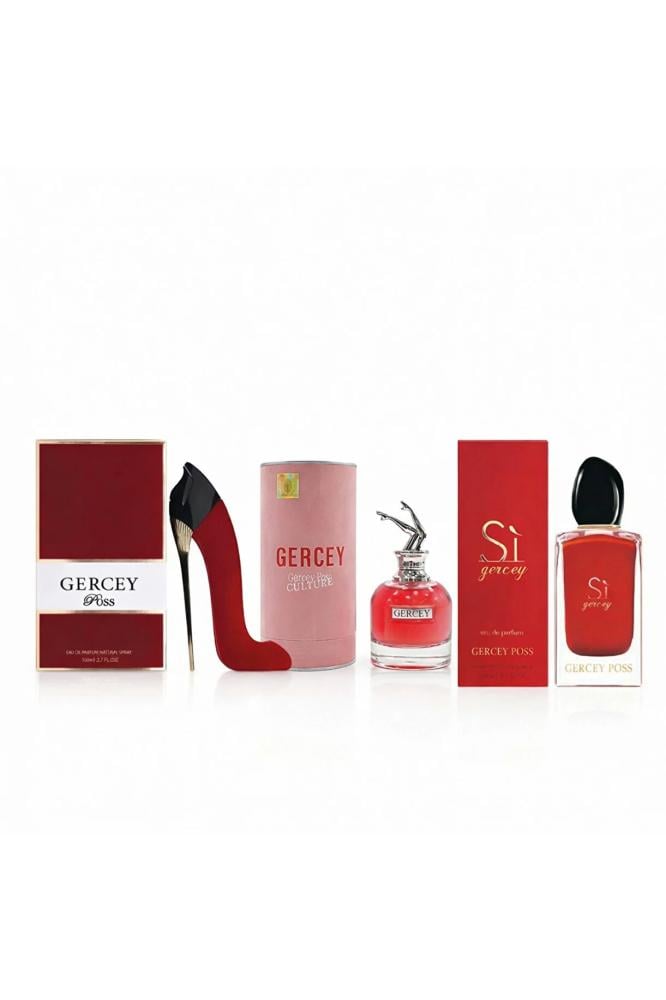 GP GERCEY POSS مجموعة جيرسي أيقونة الأنوثة 3 عطور 300 مل نسائية فاخرة