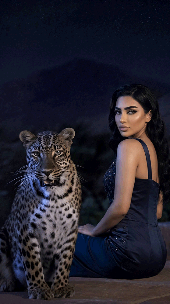 فستان سهرة فاخر بكتف واحد وتطريز يدوي