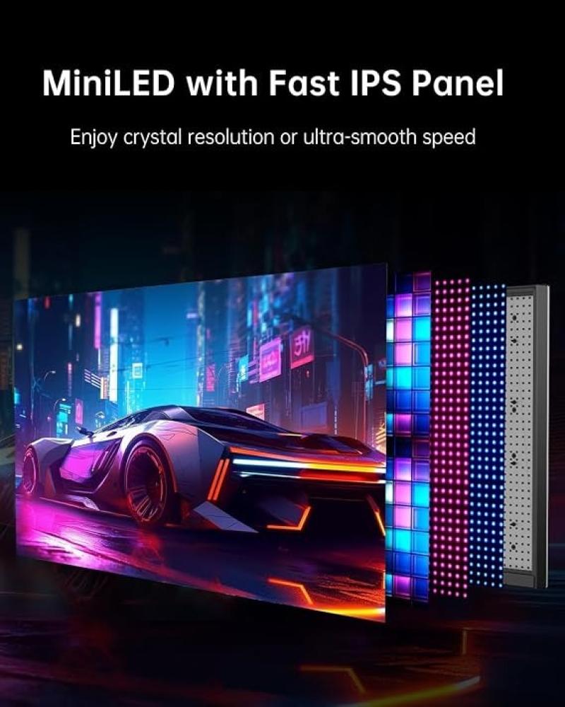 شاشة ألعاب 4K ميني ليد 27 بوصة M27P6 بوضعين 4K بمعدل 160 هرتز وFHD بمعدل 320 هرتز