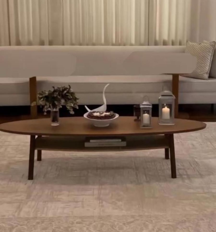 طقم طاولات خشب 5 قطع