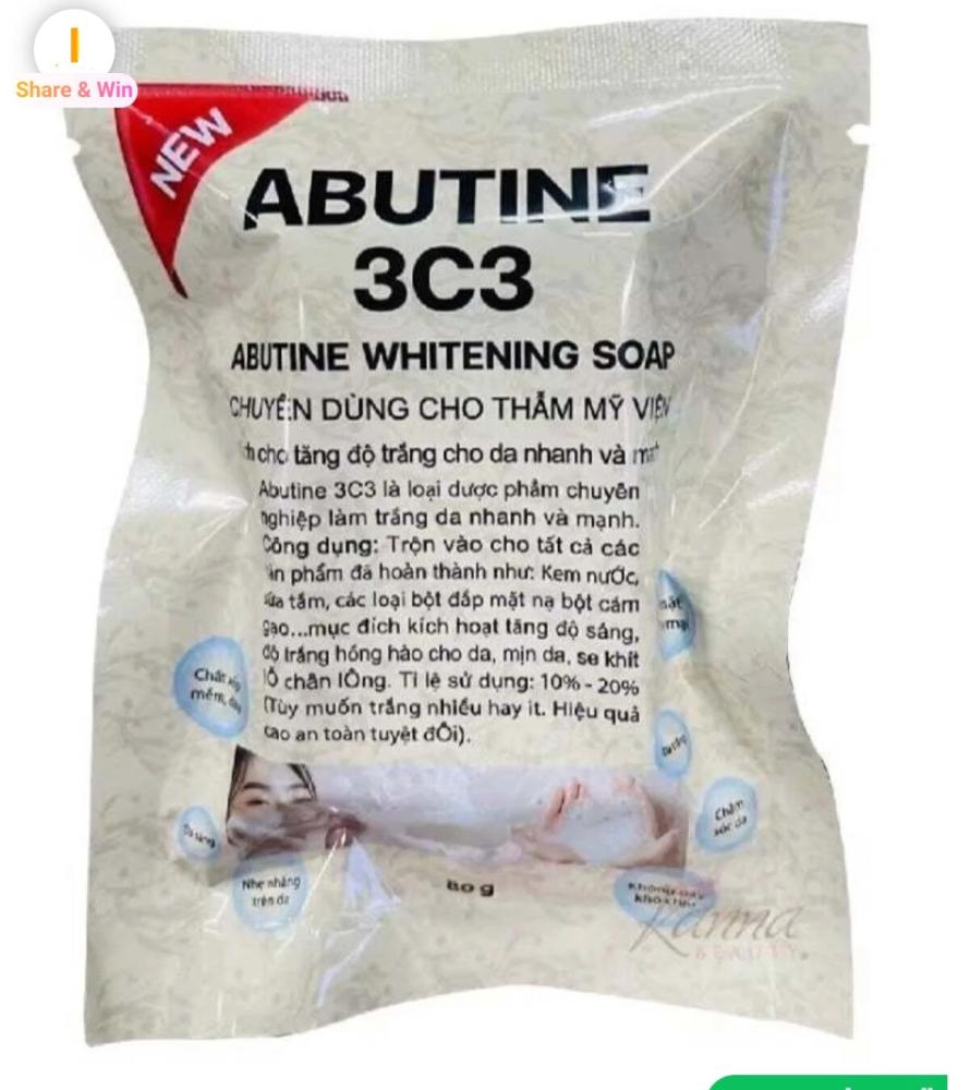 Arbutin soap