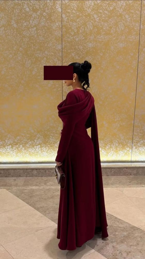 Evening dress red the fabric Barbie